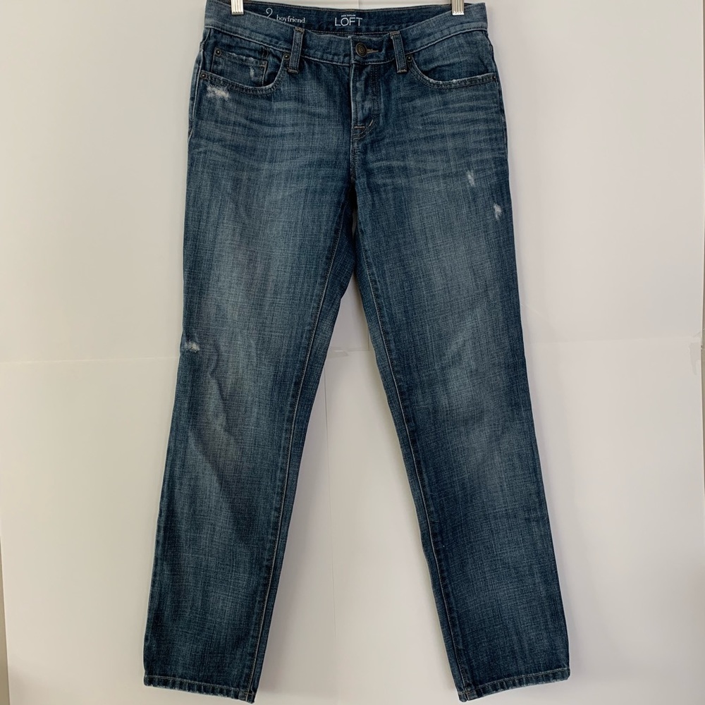 Ann Taylor LOFT | Boyfriend dark wash Jeans